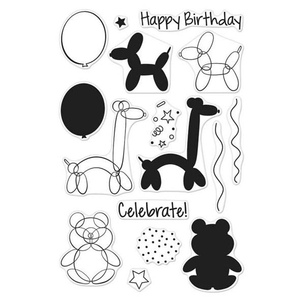 Hero Arts Clear Stamp Set - Balloon Animal Birthday