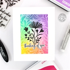 Hero Arts Clear Stamp Set - Floral Imprints