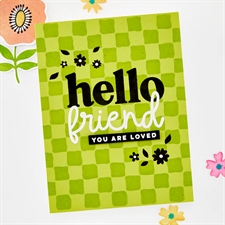 Hero Arts Die & Stamp Bundle - Hello Friend