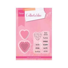 Marianne Design Collectables - Candy Heart (m. engelske tekster)