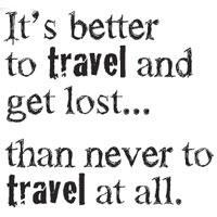 Cling Stamp - Better Travel
