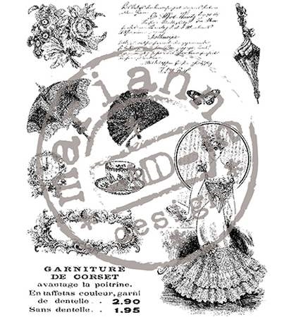 Marianne Design Clearstamp - Victorian Vintage / Victorian Ladies 2