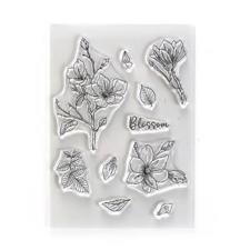 Elizabeth Crafts Clear Stamp - Flower Set A5 / Blossom