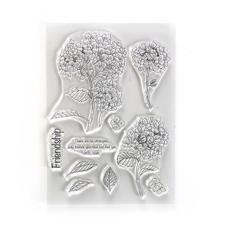 Elizabeth Crafts Clear Stamp - Flower Set A5 / Friendship
