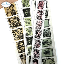 Elizabeth Crafts Clear Stamp Set - Postage Stamps 1