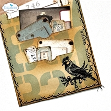 Elizabeth Crafts Clear Stamp Set - December Postage Stamps