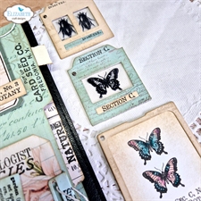 Elizabeth Crafts Clear Stamp Set - Botanical Blends Collection / Postage Stamps 3