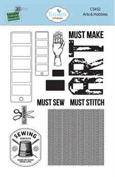 Elizabeth Crafts Everyday Memories Clear Stamp Set - Arts & Hobbies
