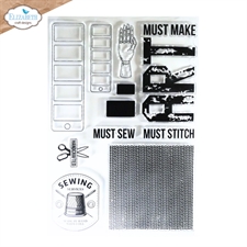 Elizabeth Crafts Everyday Memories Clear Stamp Set - Arts & Hobbies