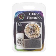 Cosmic Shimmer Gilding Flakes - KIT / Egyptian Gold (sæt)