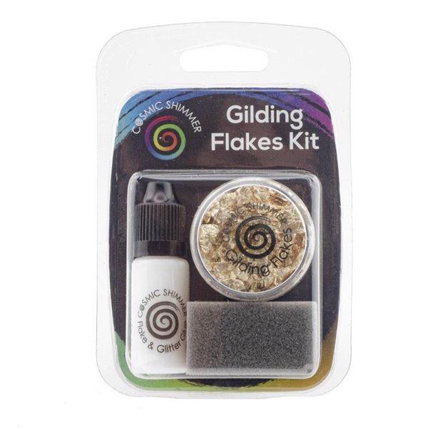 Cosmic Shimmer Gilding Flakes - KIT / Golden Jewels (sæt)