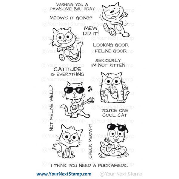 Your Next Stamp - Cool Cats
