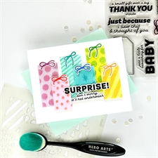 Hero Arts Letterpress + Foil & Cut & Stencil Bundle - Best Gift Ever