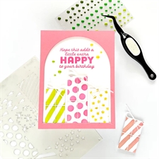 Hero Arts Letterpress + Foil & Cut & Stencil Bundle - Best Gift Ever