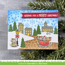 Lawn Fawn Clipping Stencil - Snowflakes