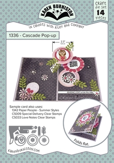 Karen Burniston Die - Cascade Pop-Up
