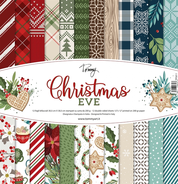 Tommy Art Paper Pack 12x12" - Christmas Eve