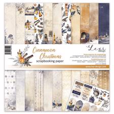Lexi Design Set of Papers 12x12" - Cinnamon Christmas