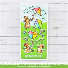 Lawn Fawn Clippings Coloring Stencils - Whoosh, Kites!