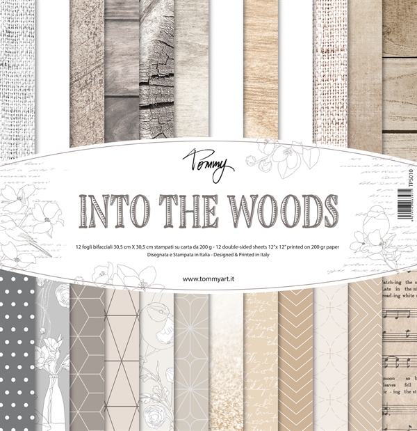 Tommy Art Paper Pack 12x12" - Into the Woods