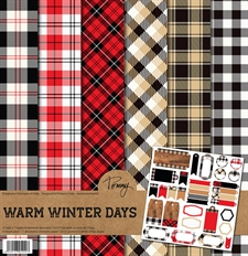 Tommy Art Paper Pack 12x12" - Warm Winter Days