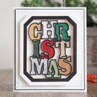 Creative Expressions Die & Stamp Set - Big Bold Words / Christmas