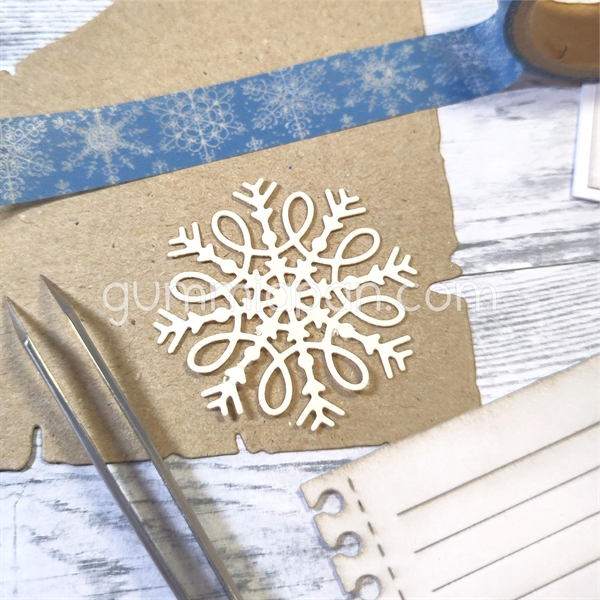 GummiApan DIE - Dekorativ Snöflinga (snefnug)