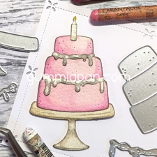 GummiApan DIE - Fødselsdagstårta (kage)
