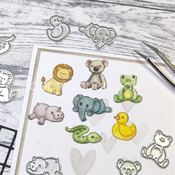 GummiApan DIE - Tøjdyr (Mjukisdyr)