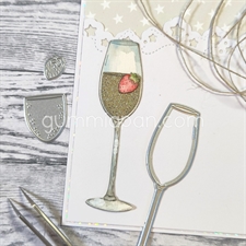 GummiApan DIE - Champagneglas