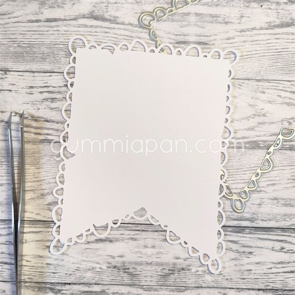 GummiApan DIE - Doodlet Baggrund til Slidt Banner