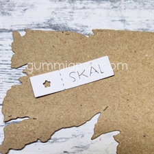 GummiApan DIE - Tekst Tag / Skål