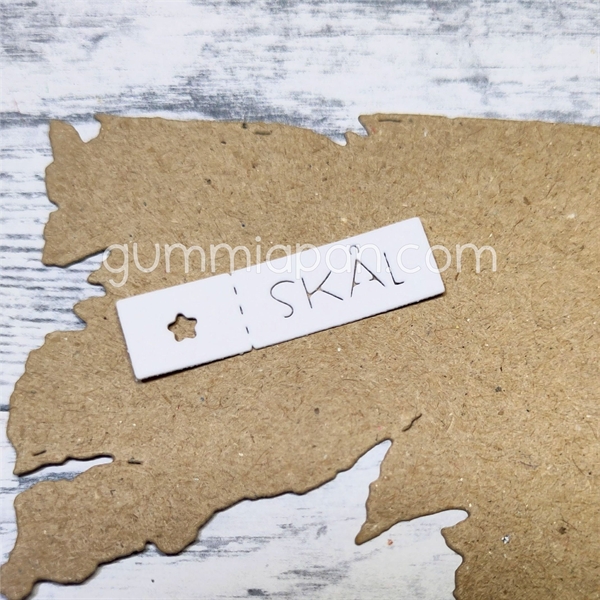 GummiApan DIE - Tekst Tag / Skål