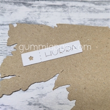 GummiApan DIE - Tekst Tag / Hurra