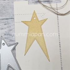 GummiApan DIE - Stitched Star Tag