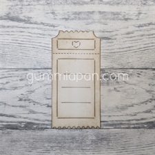 GummiApan DIE - Stor Billet m. Hjerte