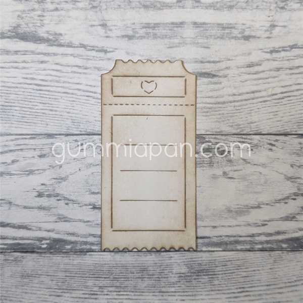 GummiApan DIE - Stor Billet m. Hjerte