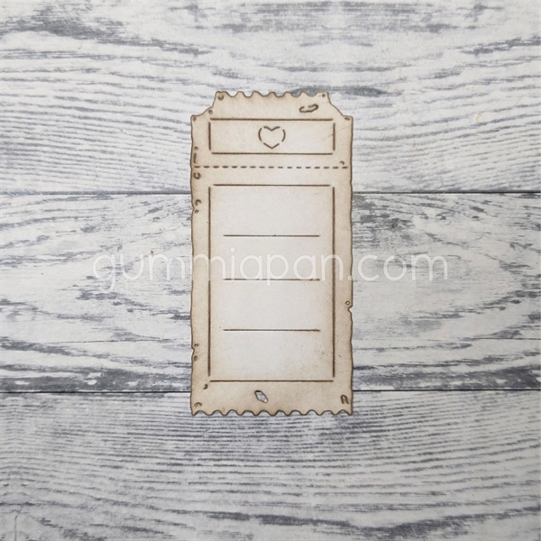 GummiApan DIE - Stor Slidt Billet med Hjerte