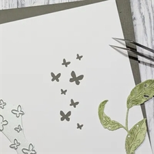 GummiApan DIE - Tekstur med Sommerfugle