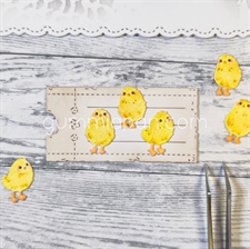 GummiApan DIE - 3 Små Fluff-Kyllinger