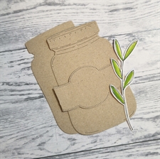 GummiApan DIE - Stor Glaskrukke (syltetøjsglas)