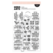 Hero Arts Die & Stamp & Stencil Bundle - Tote-Ally Awesome