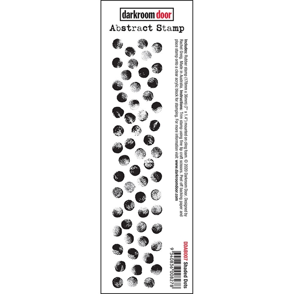 Darkroom Door Stamp - Abstract Stamp / Shaded Dots