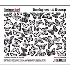 Darkroom Door Stamp - Background Stamp / Butterflies