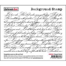 Darkroom Door Stamp - Background Stamp / Elegant Script