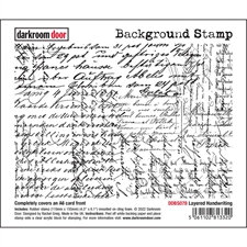 Darkroom Door Stamp - Background Stamp / Layered Handwriting