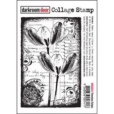 Darkroom Door Stamp - Collage Stamp / Timeless Tulips
