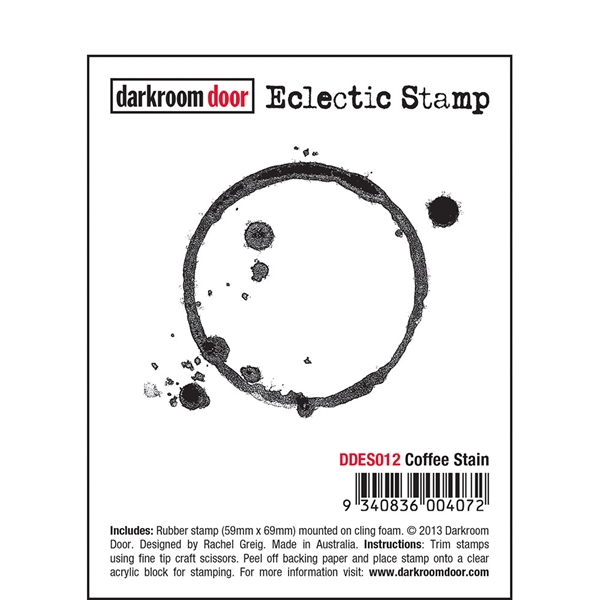 Darkroom Door Stamp - Eclectic Stamp / Coffee Stain