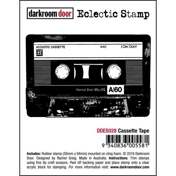Darkroom Door Stamp - Eclectic Stamp / Cassette Tape