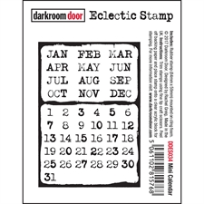 Darkroom Door Stamp - Eclectic Stamp / Mini Calendar